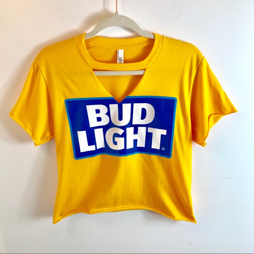 Bud Light Choker Cropped Tee